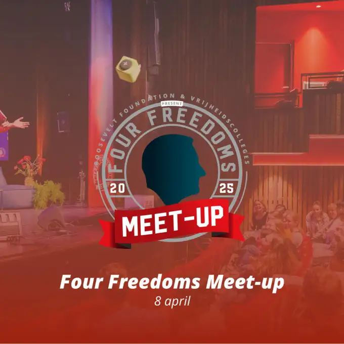 Honderden jongeren in gesprek over vrijheid tijdens Four Freedoms Meet-up